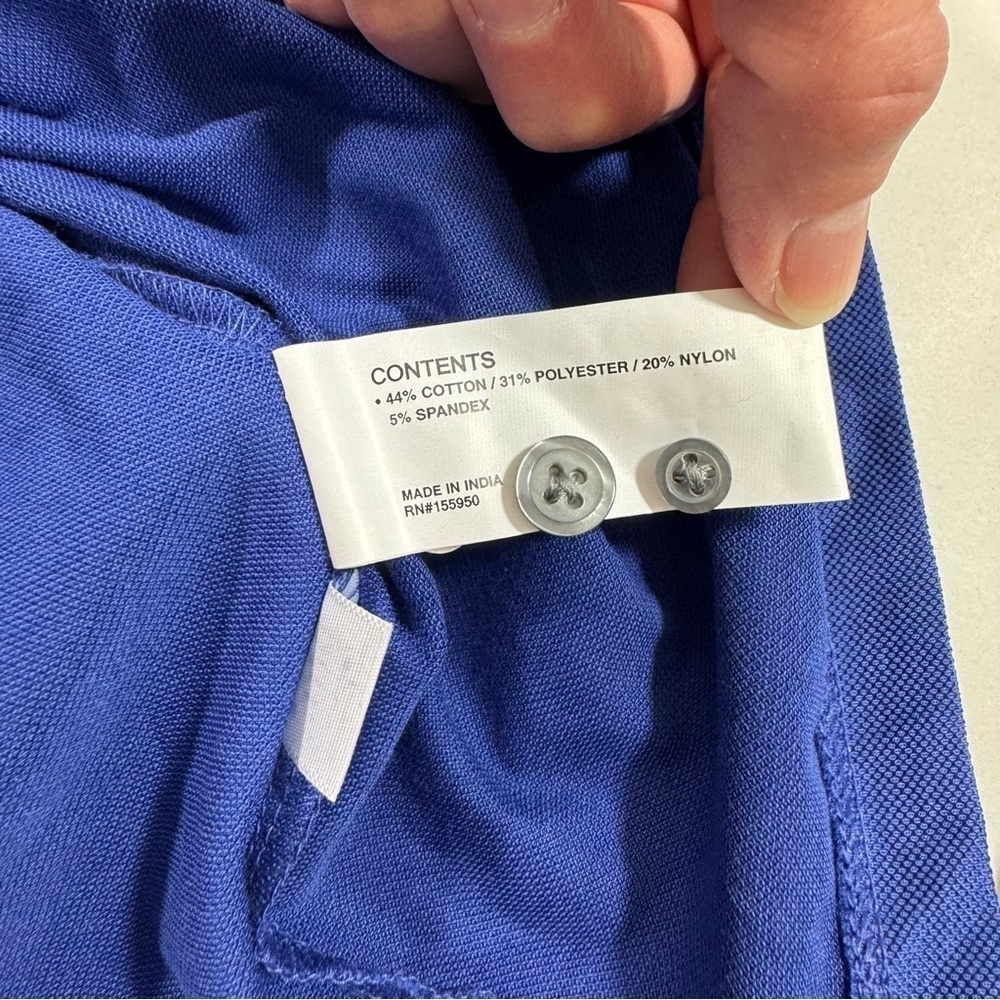 New Greyson Omaha Long Sleeve Polo Shirt Emperor Blue - Picture 4 of 8